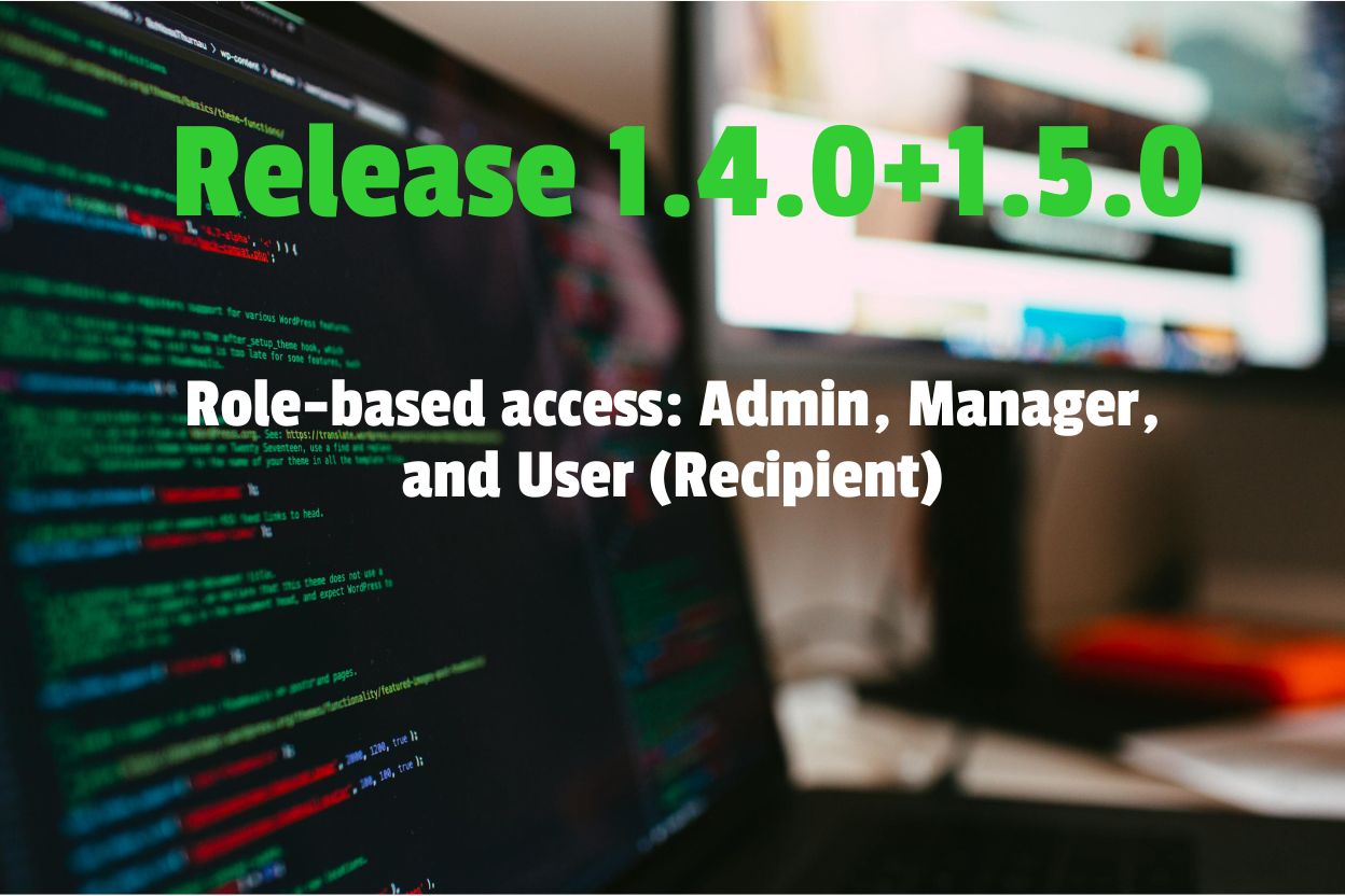 Produktuppdatering 1.4.0 + 1.5.0